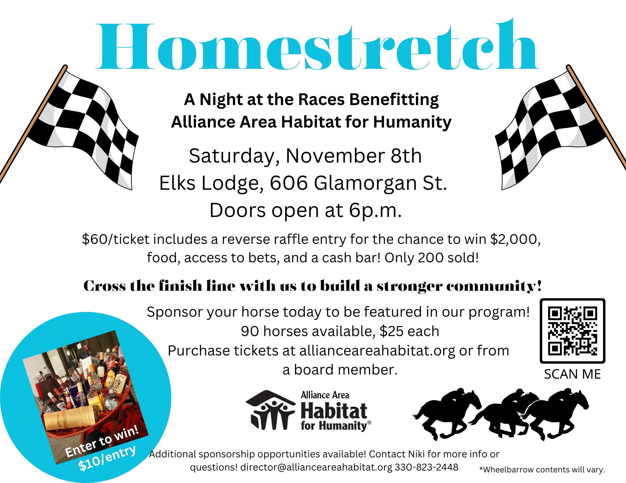 Hoco Reverse Raffle Reverse raffle: A Night at the Races Benefitting Alliance Area Habitat ...
